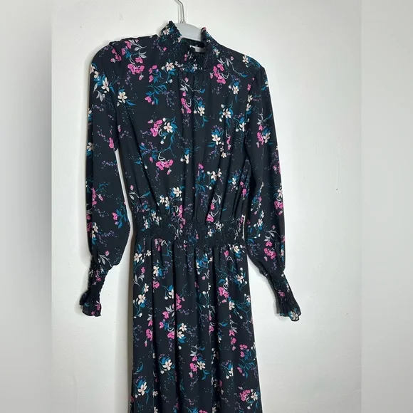 Nanette Lepore long sleeve, high low floral dress - Picture 2 of 10